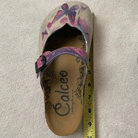 Excellent condition: Calceo purple butterfly mule EU 37 - Picture 6 of 15